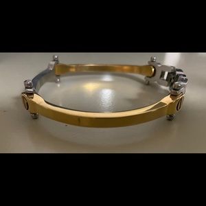 Men’s two tone bracelet/bangle